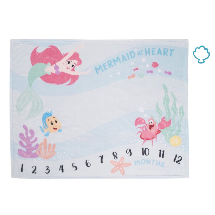 Disney princess milestone discount blanket